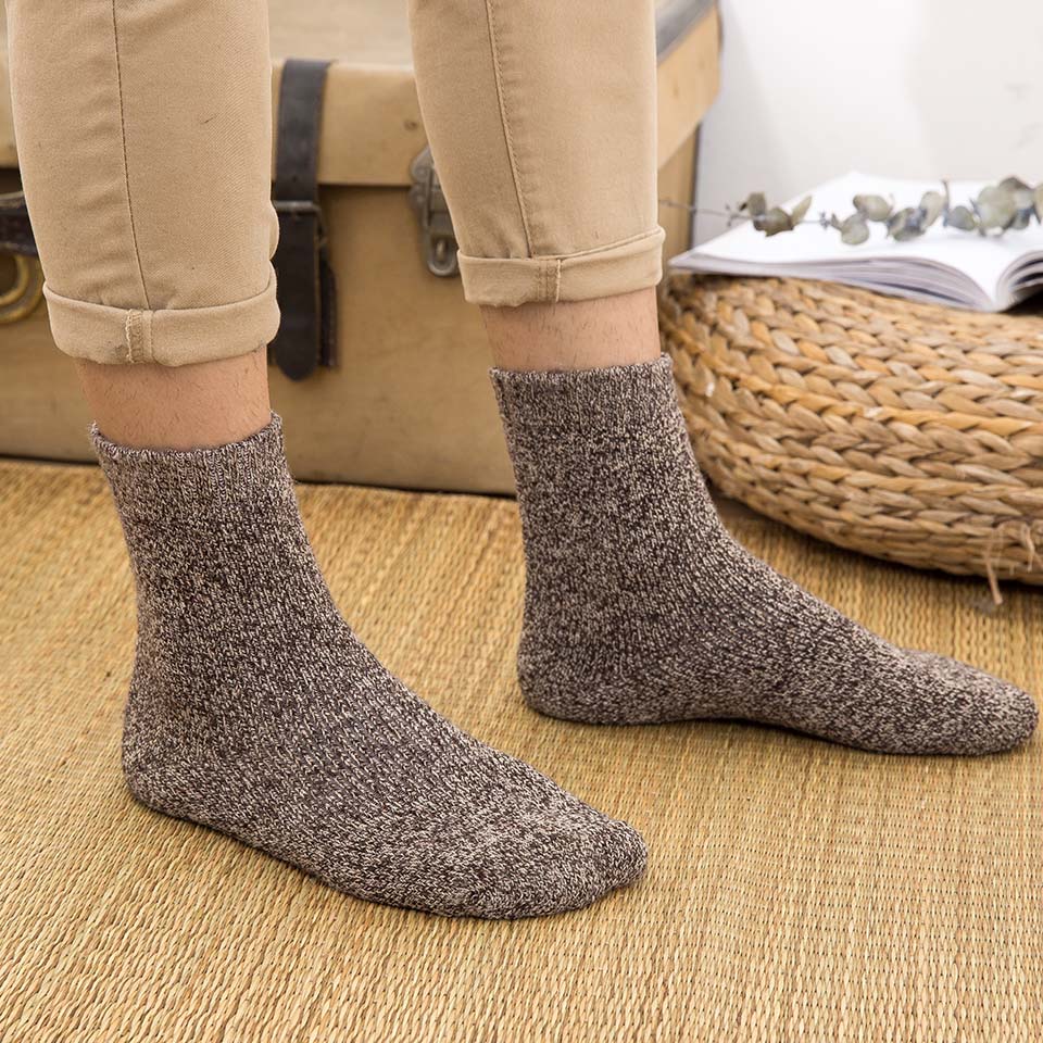 SUPER THICK MERINO WOOL SOCKS - 5 PACK