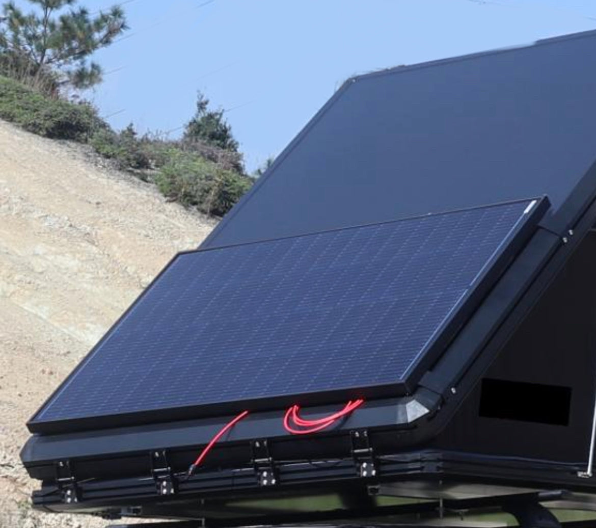 Slim Mount Solar Panel for RT-1 Rooftop Tent with Brackets