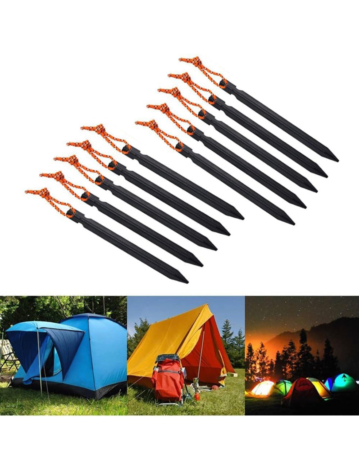 ULTRALIGHT ALUMINIUM TENT PEGS