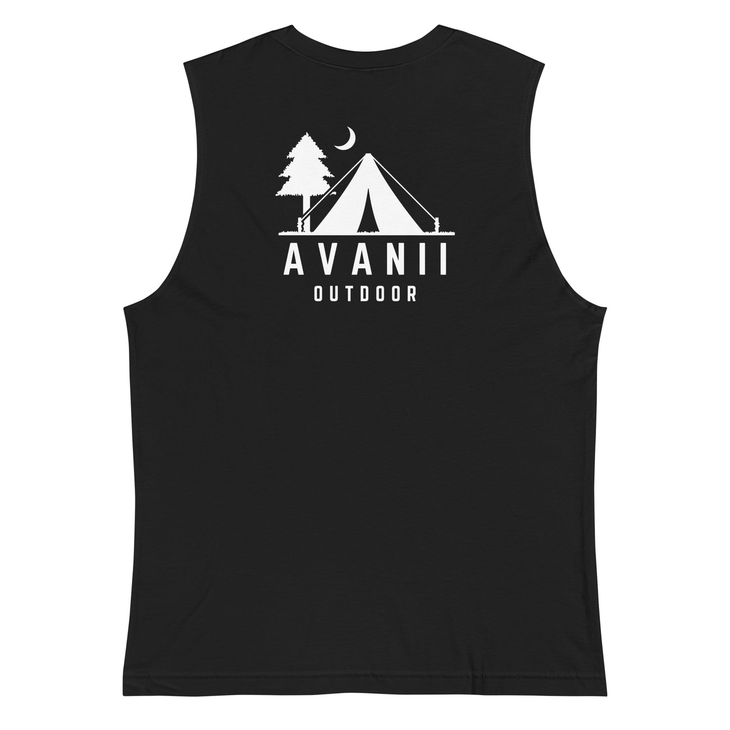 Avanii Outdoor Muscle Singlet - Black