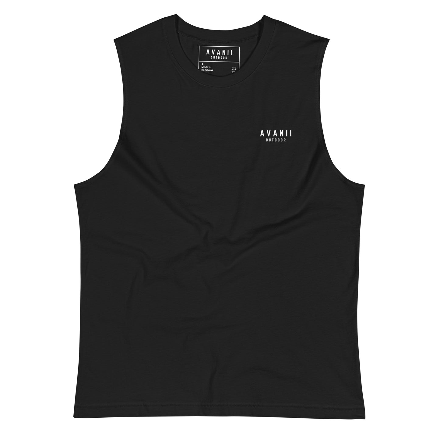 Avanii Outdoor Muscle Singlet - Black