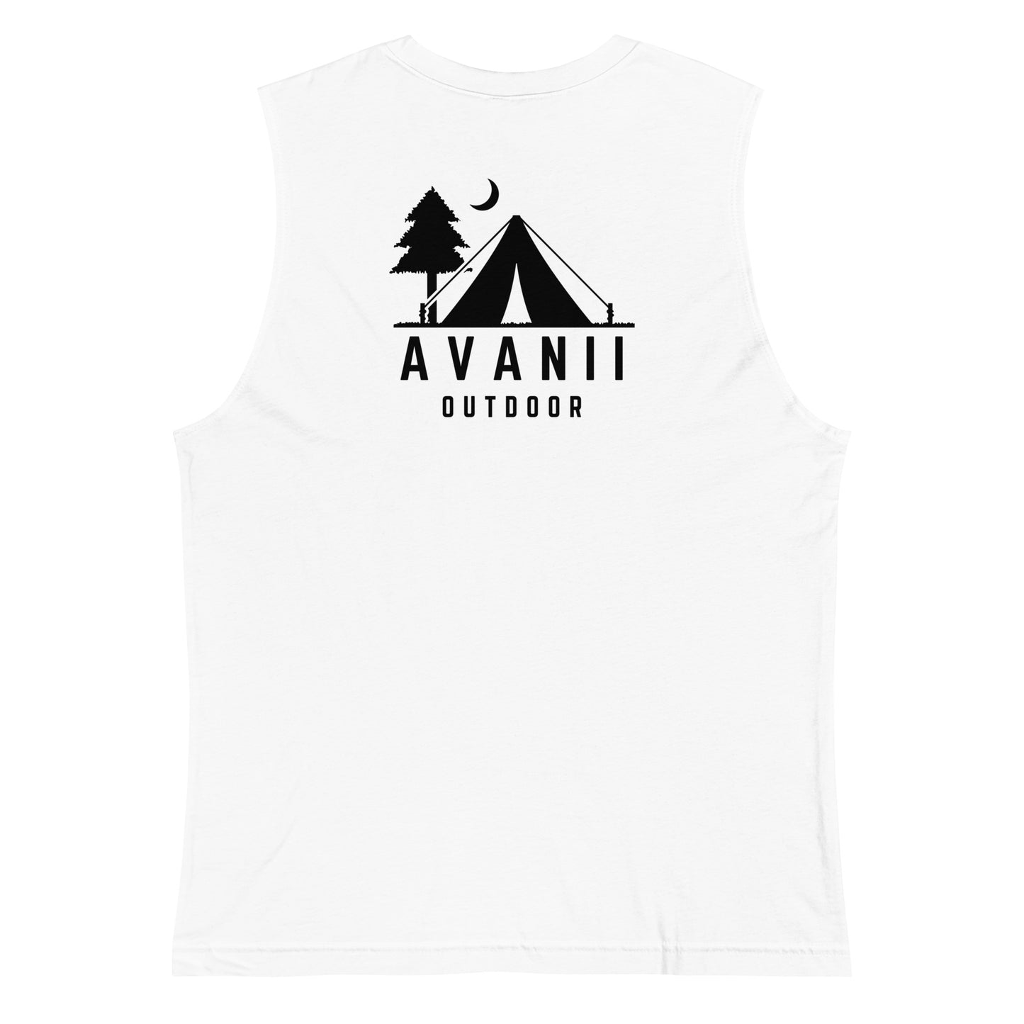 Avanii Outdoor Muscle Singlet - White