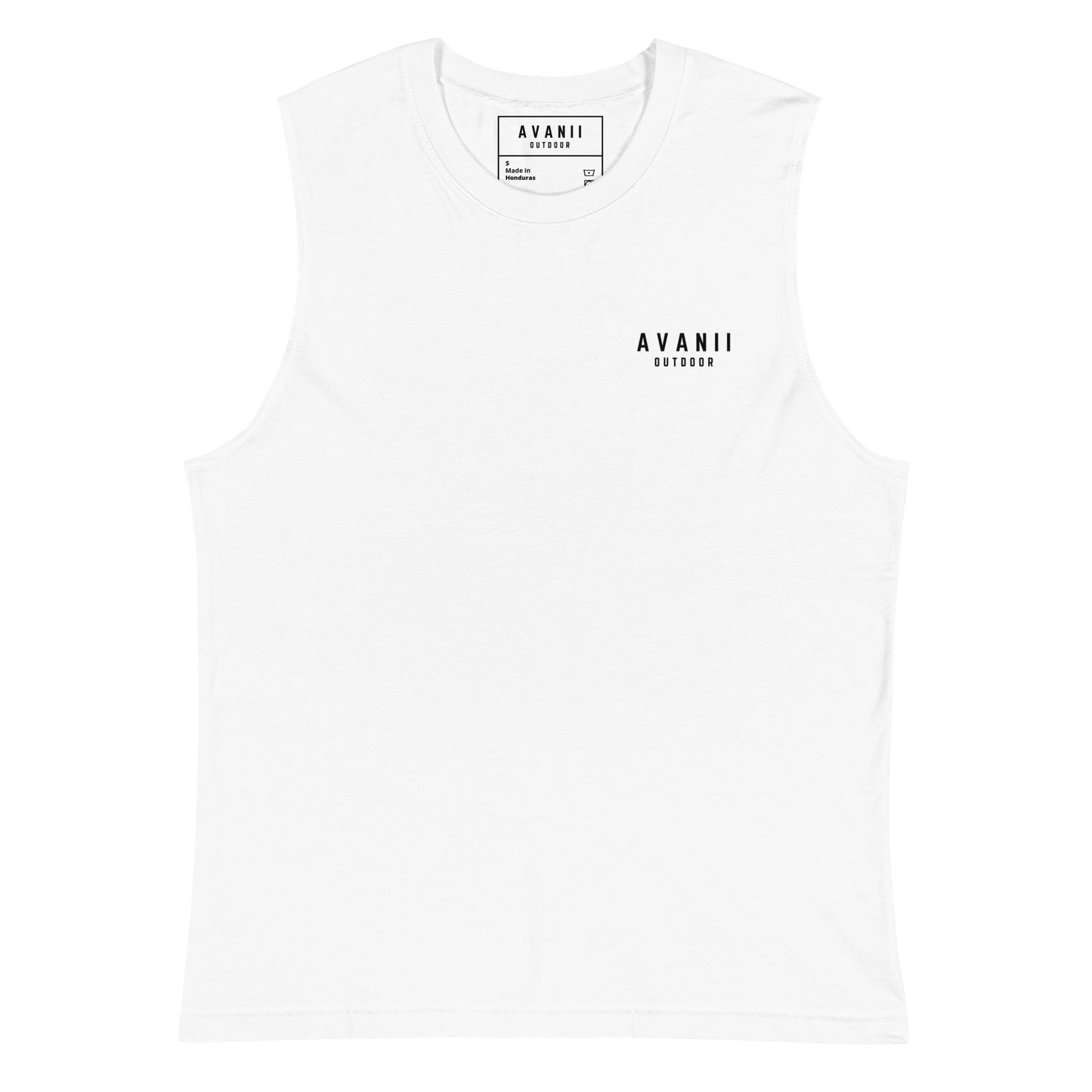 Avanii Outdoor Muscle Singlet - White