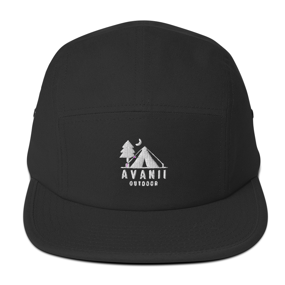 OUTDOOR LIFE 5-PANEL CAP PITCH BLACK