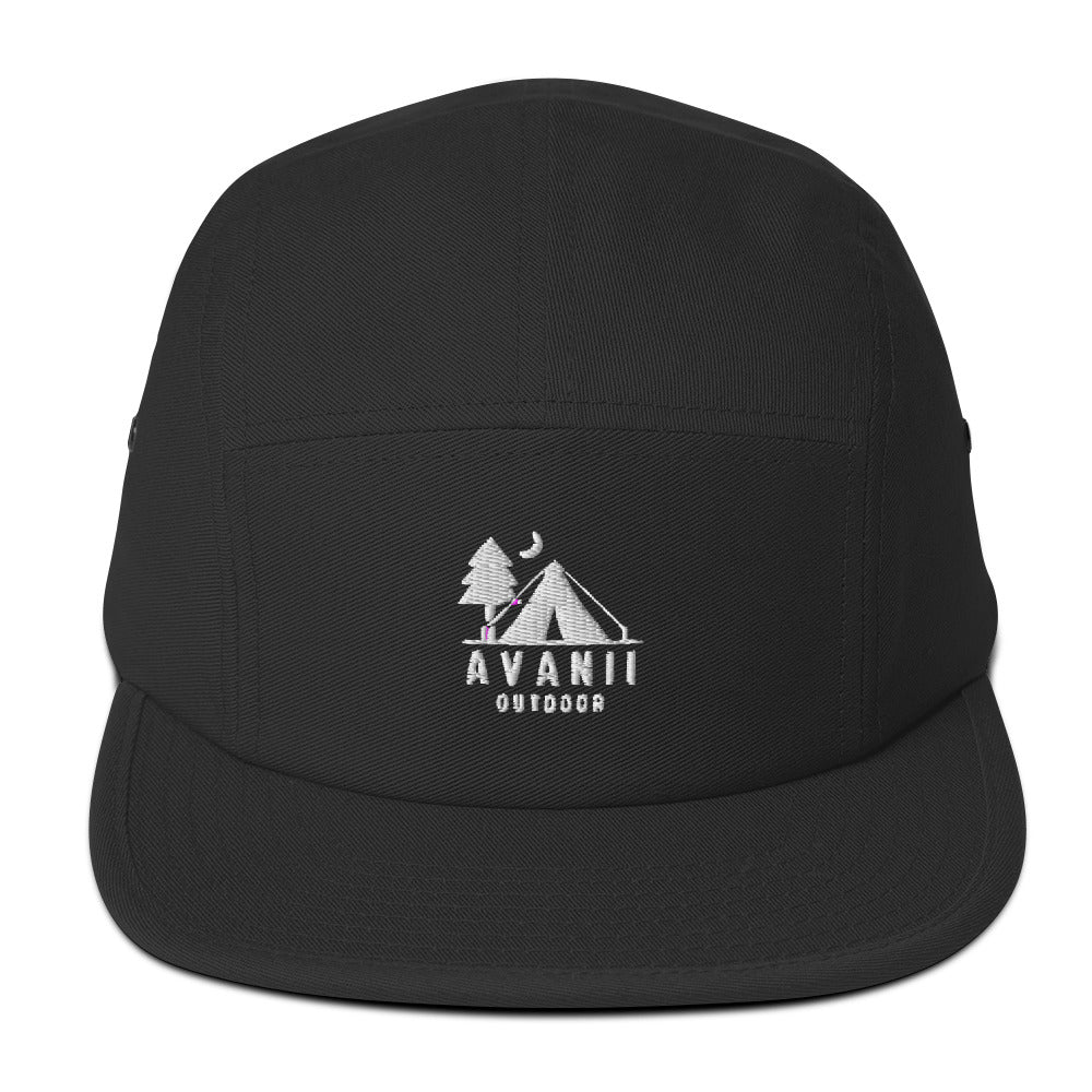 OUTDOOR LIFE 5-PANEL CAP PITCH BLACK