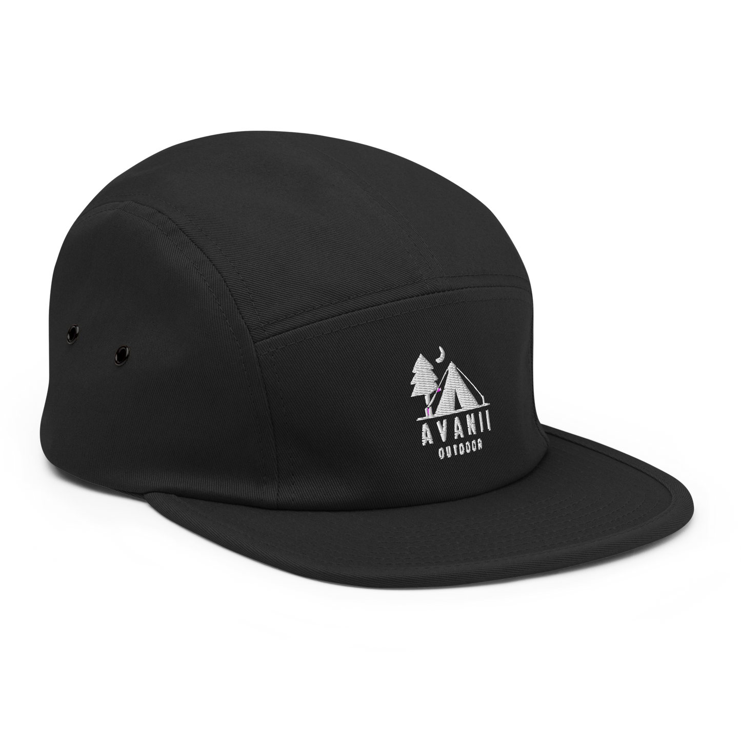 OUTDOOR LIFE 5-PANEL CAP PITCH BLACK