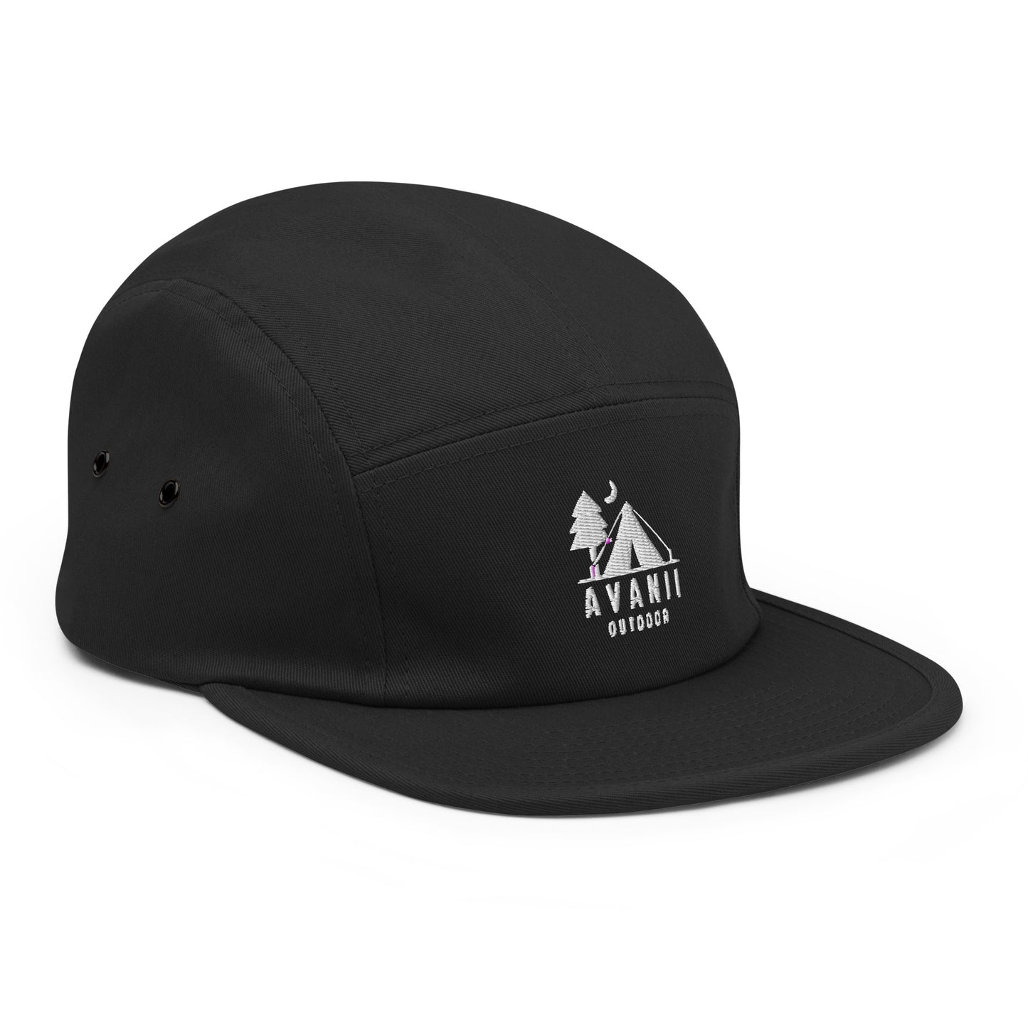 OUTDOOR LIFE 5-PANEL CAP PITCH BLACK