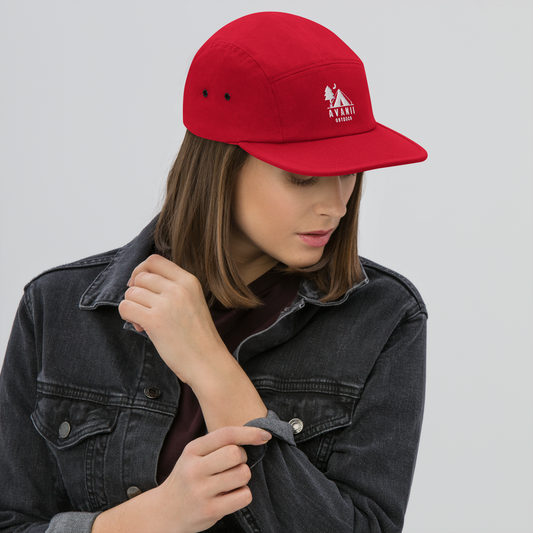 OUTDOOR LIFE 5-PANEL CAP BLOOD RED