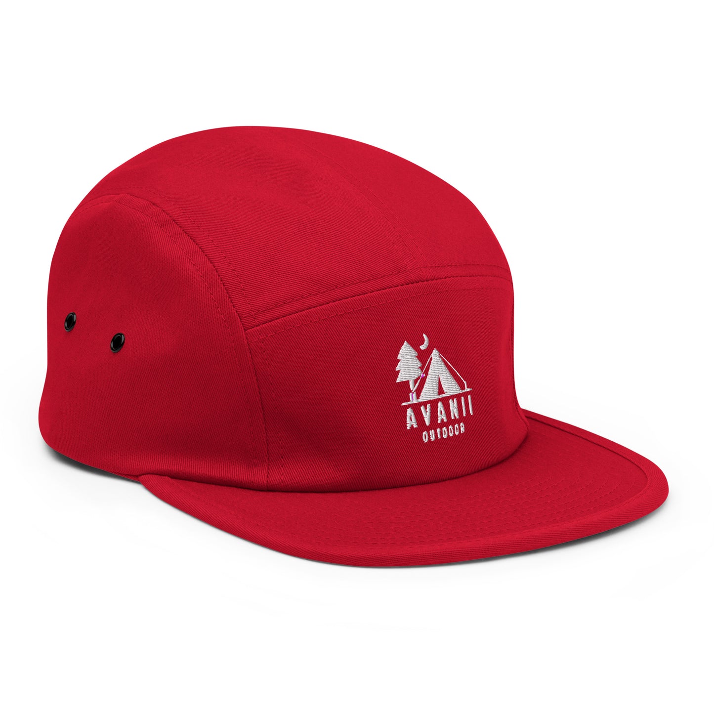 OUTDOOR LIFE 5-PANEL CAP BLOOD RED