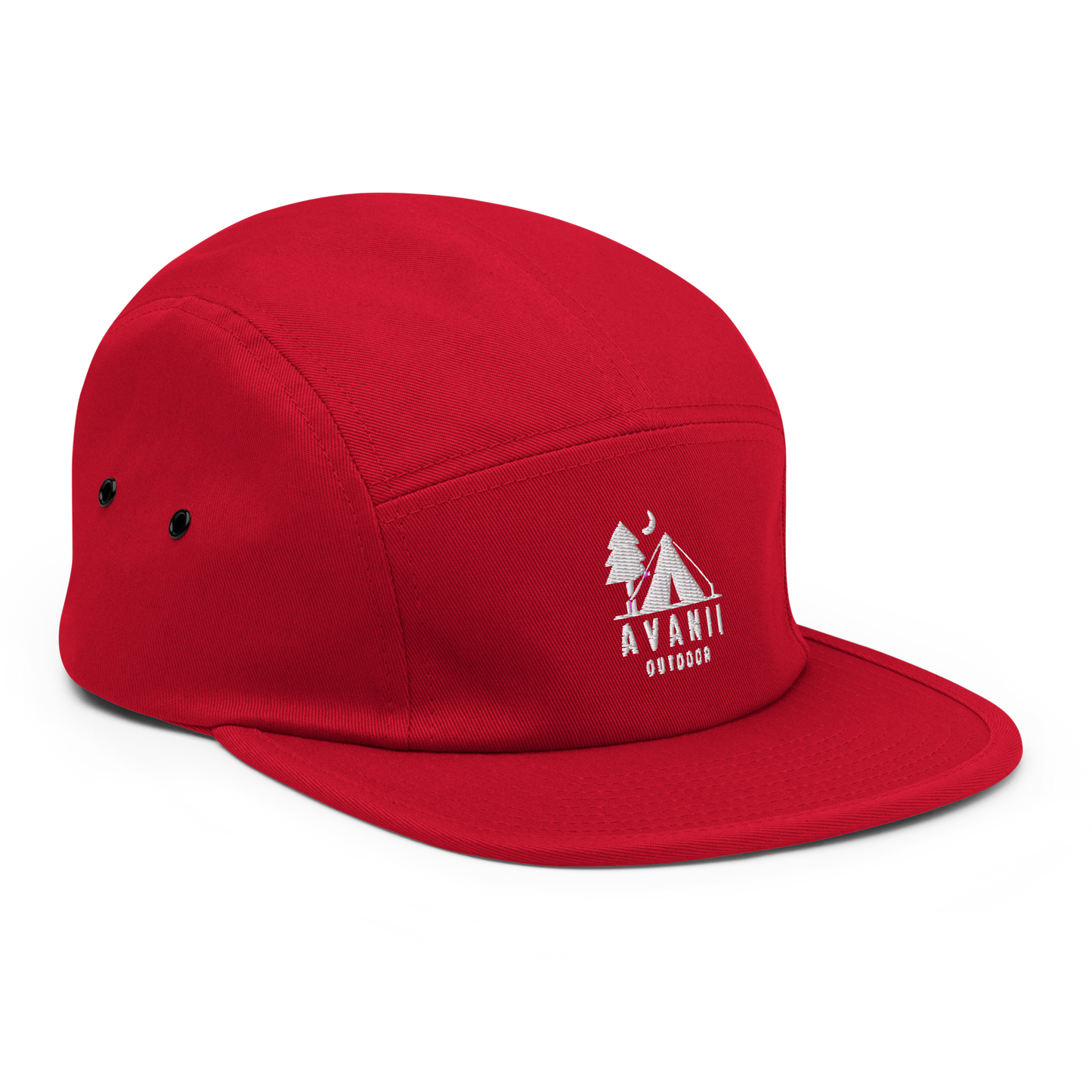 OUTDOOR LIFE 5-PANEL CAP BLOOD RED