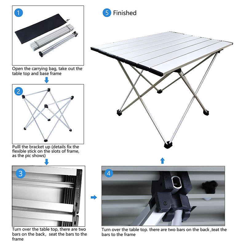 PORTABLE CAMP TABLE ULTRALIGHT ALLOY