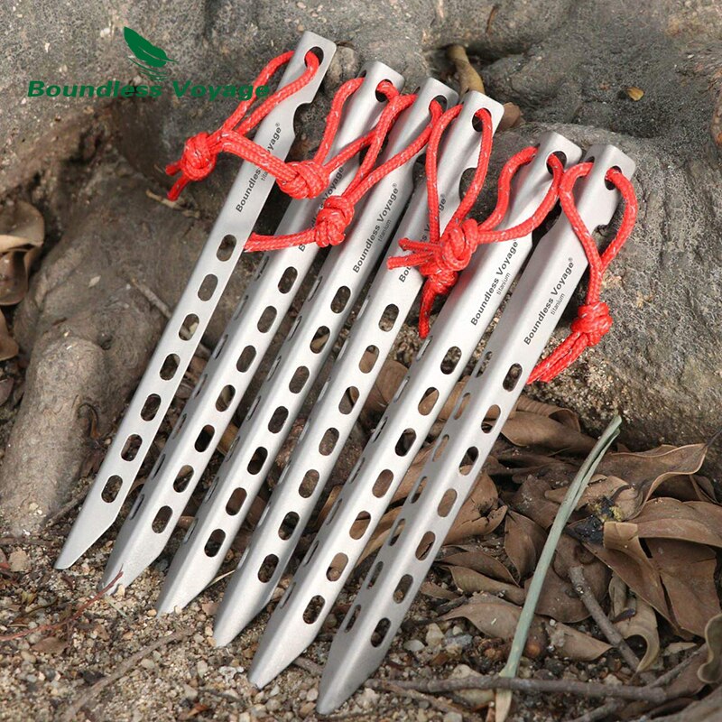 ULTRALIGHT TITANIUM TENT PEGS