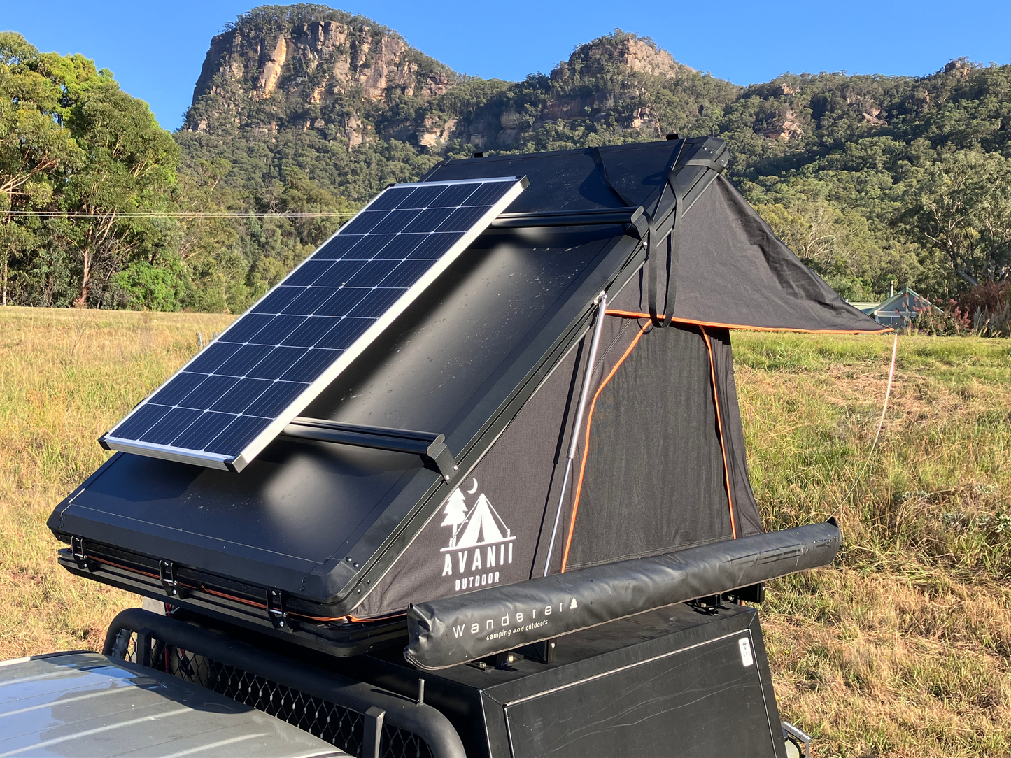 RT-2 BLACK ROOFTOP TENT HARDSHELL (WIDEBODY 1450mm WIDTH)