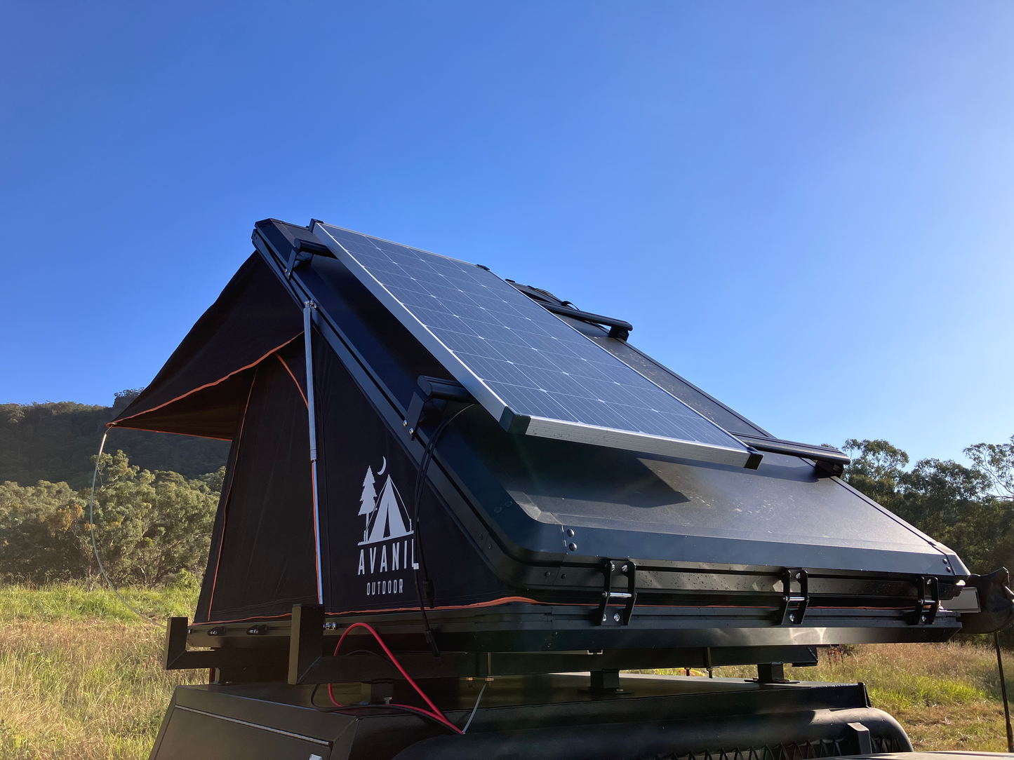 RT-2 BLACK ROOFTOP TENT HARDSHELL (WIDEBODY 1450mm WIDTH)