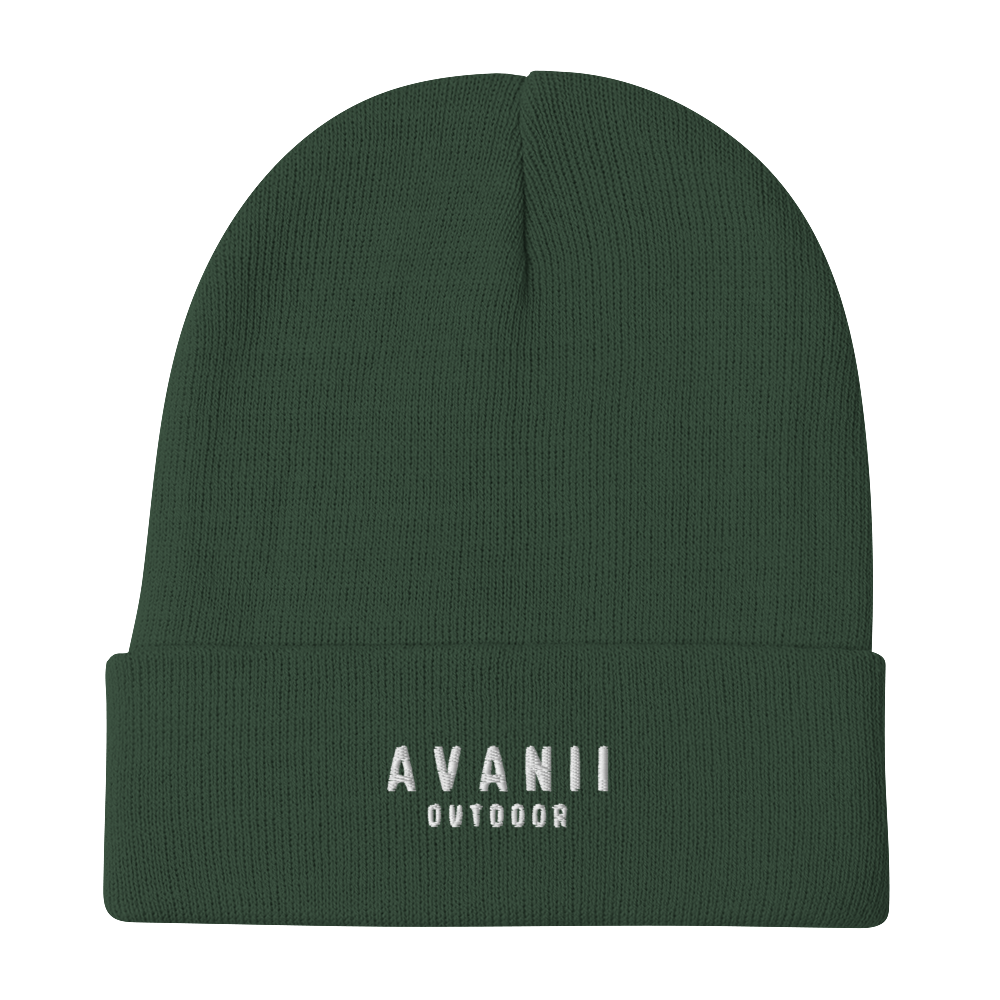 GOODLIFE BEANIE FOREST GREEN