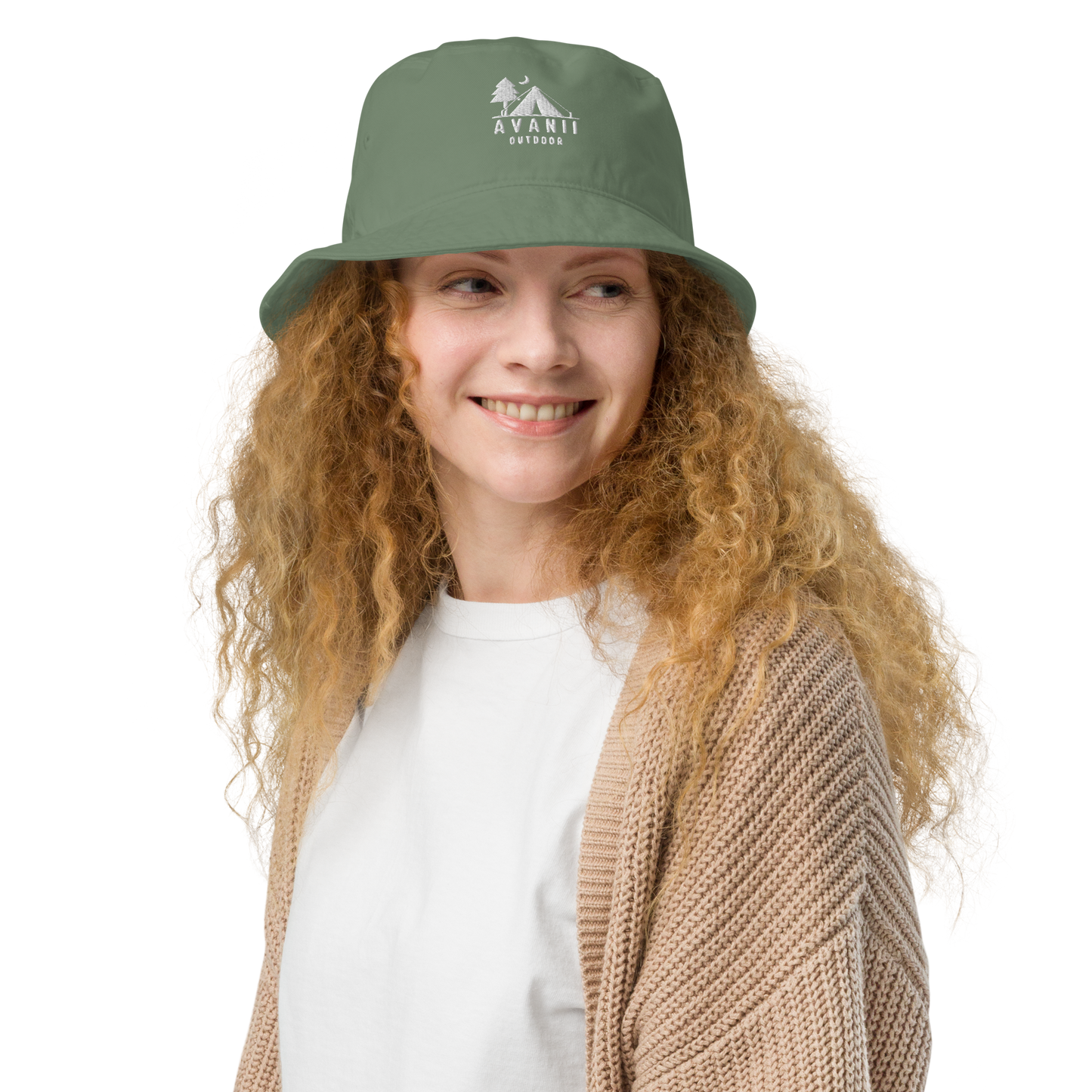 SIMPLE LIFE BUCKET HAT FOREST GREEN