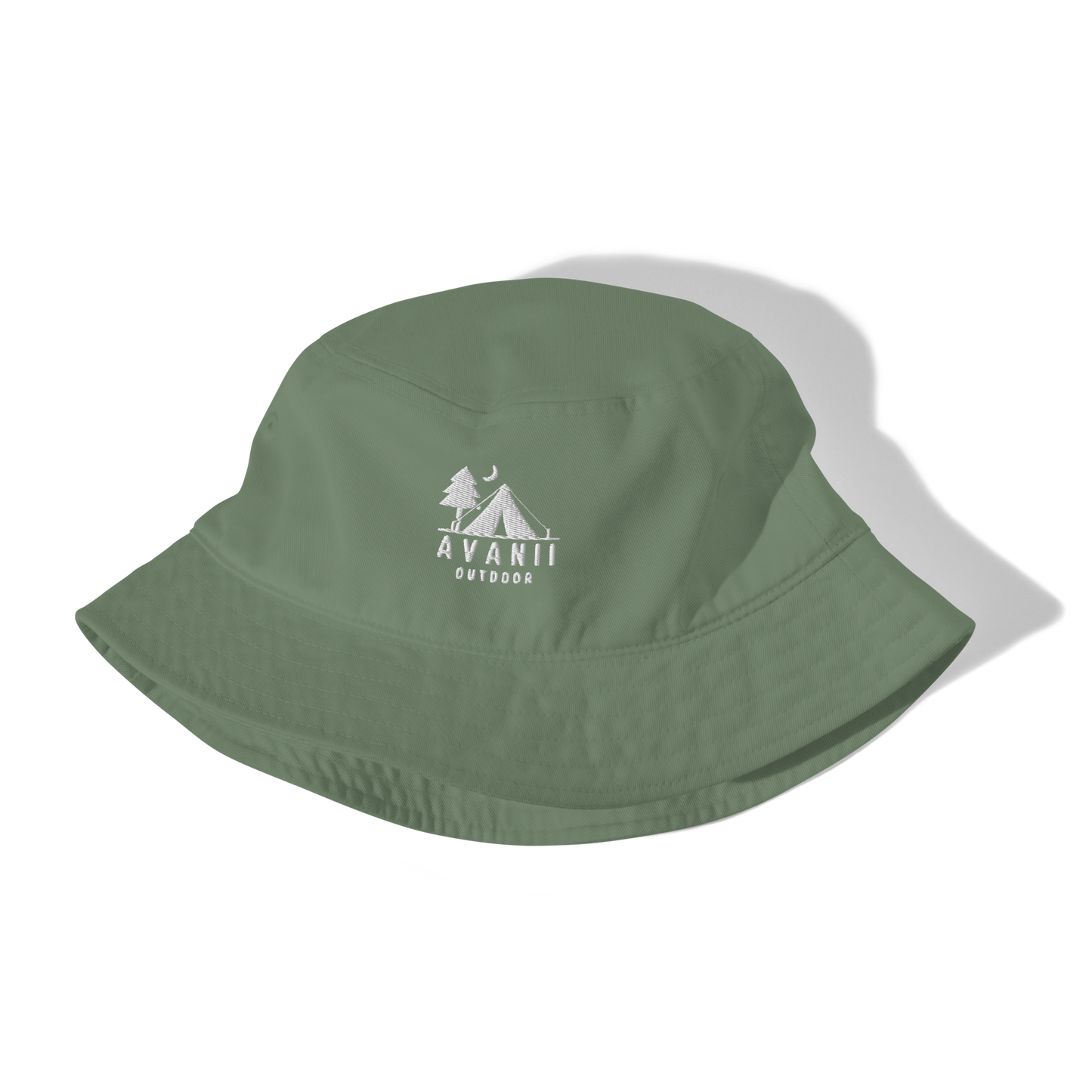 SIMPLE LIFE BUCKET HAT FOREST GREEN